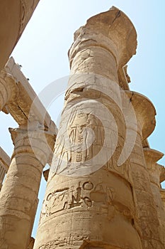 Ancient Egyptian pillars