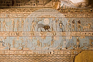 Ancient Egyptian Taurus Symbol photo