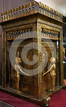 Ancient Egyptian vault the sarcophagus