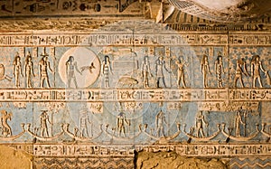 Ancient Egyptian Zodiac ceiling showing Pisces