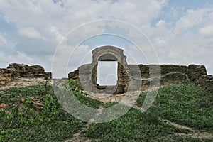 An ancient entrance of an abandoned fort at Gwalior, MP, India