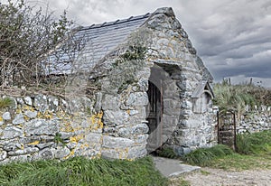 Ancient entrance building to an old church