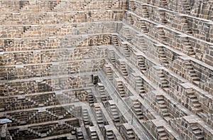 Ancient famous Stepwell of Chand Baori, India