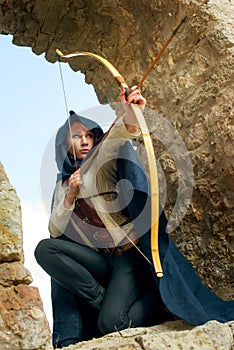 Ancient female archer