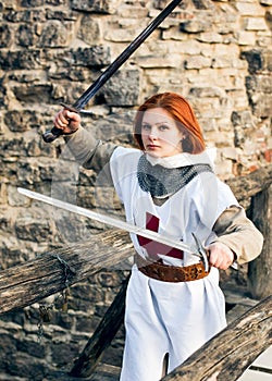 Ancient female knight