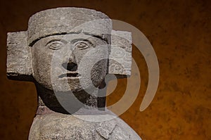 Ancient figure of Chac Mool photo