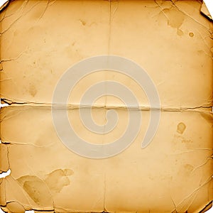 Ancient Folded Parchment Paper Texture