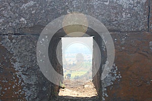 ancient fort war hole to watch enemies