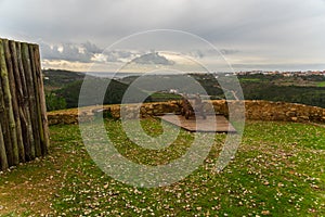 Ancient fortication of zambujal in ericeira Portugal photo