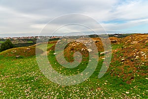 Ancient fortication of zambujal in ericeira Portugal photo