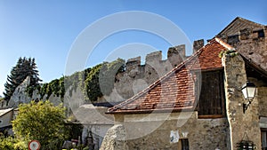 Ancient fortification wall, Durnstein, Austria