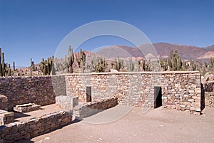 Ancient Fortified Citadel in Tilcara, Northern Arg
