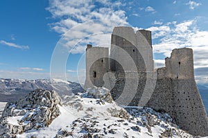 Ancient fortress in the Abruzzesi mountains