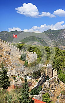 Ancient fortress in Alanya