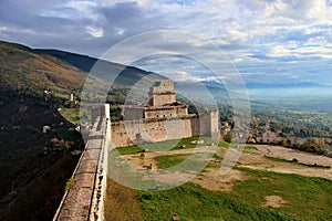 Ancient fortress in Assisi