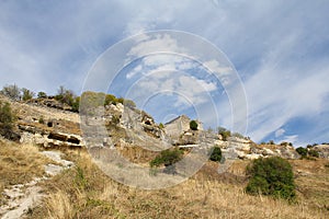 Ancient fortress of Calais in Crimea