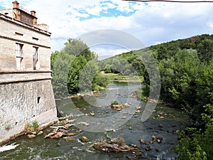 ancient fortress near the river