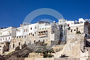 Ancient fortress in old town Tanger, Morocco, Medina photo