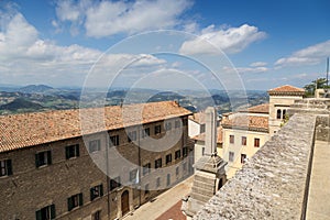 Ancient fortress of Republic San Marino