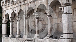 Ancient fraternal fountain historic center of isernia