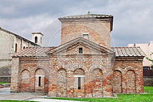 Ancient galla placidia mausoleum in Ravenna