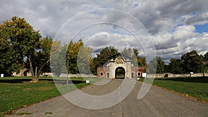 Ancient gate at Kalemegdan fortress in Belgrade