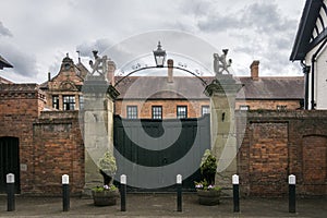 Ancient Gates in Ledbury, Herefordshire, UK