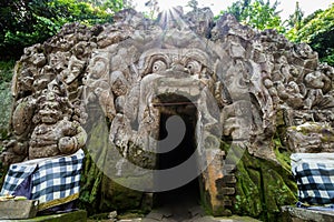 Goa Gajah Elephant Cave in Ubud, Bali, Indonesia photo