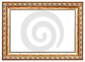 Ancient gold classic wide wooden picture frame