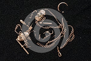 Ancient gold in sand