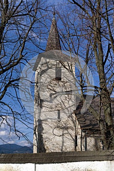 Gothic church of All Saints Ludrova, Slovakia