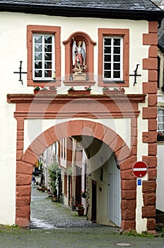 Ancient Graacher city gate in Bernkastel-Kues