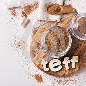 Ancient grain teff popular in Eritrean and Ethiopian cuisine