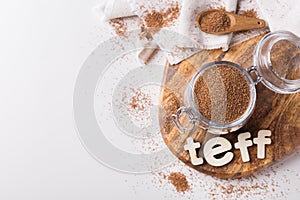 Ancient grain teff popular in Eritrean and Ethiopian cuisine