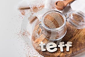 Ancient grain teff popular in Eritrean and Ethiopian cuisine