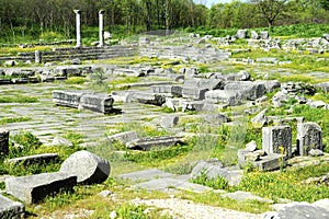 Ancient greece ruins near Kavala