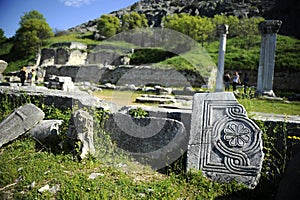 Ancient greece ruins near Kavala