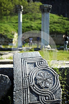 Ancient greece ruins near Kavala