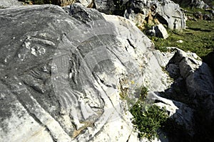 Ancient greece ruins near Kavala