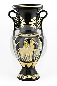 Ancient greek amphora photo