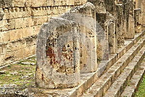 Ancient Greek APOLLO'S TEMPLE . Syracuse (Siracusa, Sarausa)