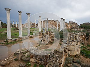 Ancient greek archeological site salamis