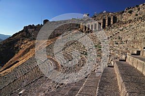 Ancient Greek City of Pergamon in Bergama, Turkey