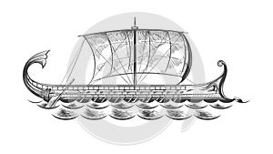 Ancient Greek Galley