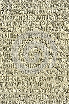 Ancient Greek Inscription