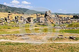 The ancient Greek and Roman city of Hierapolis