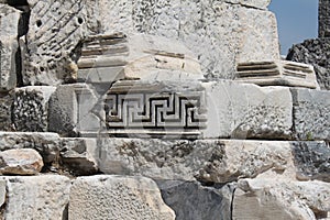 Ancient Greek and Roman ruins in Ephesus, SelÃ§uk, Turkey.