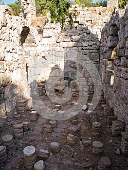 Ancient greek ruins in Phaselis