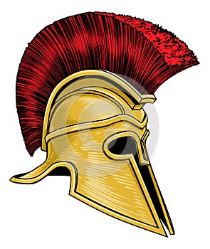 Ancient Greek Spartan Gladiator Warrior Helmet