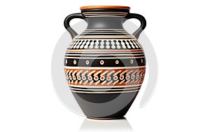 Ancient Greek style Artifact on White Background